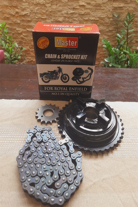 Classic 350 discount chain sprocket life